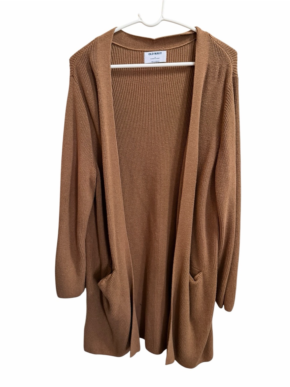 Old Navy Open-Front Brown Cardigan Sweater size XL